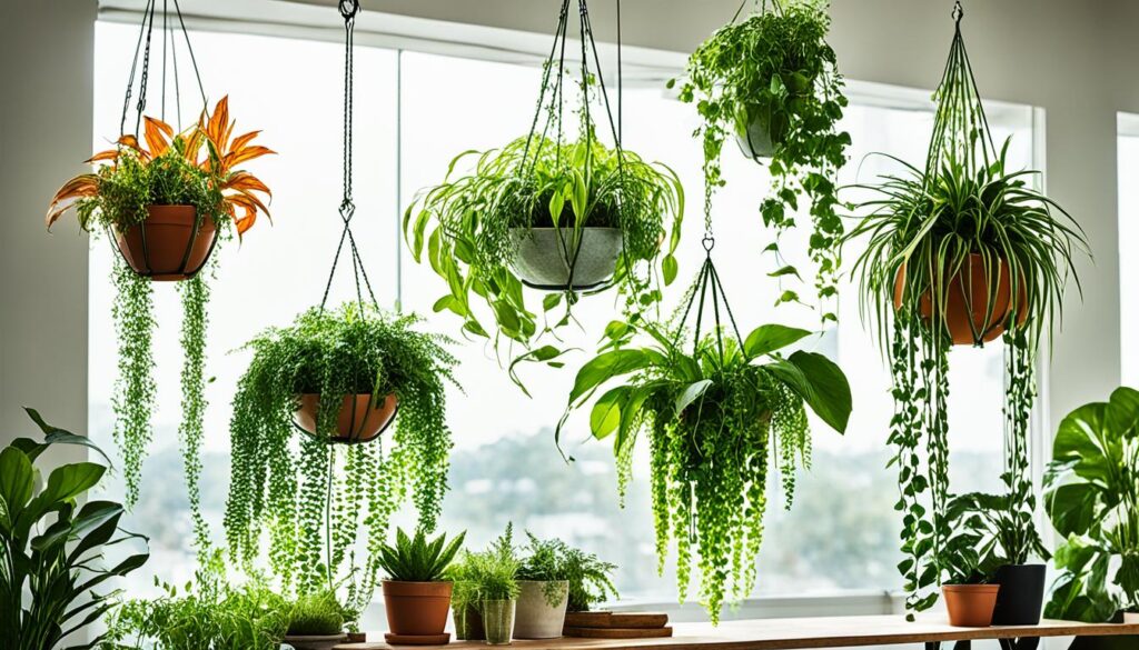 Layering Hanging Plant Heights
