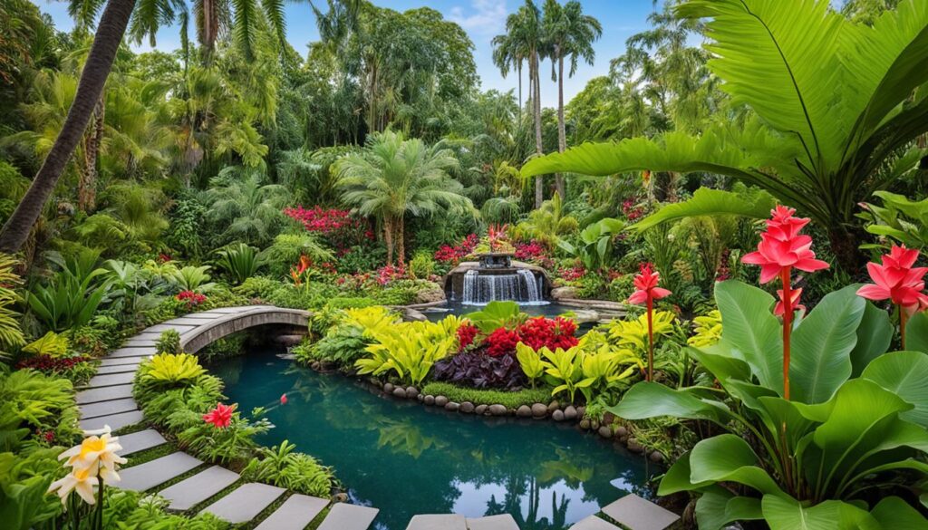 tropical garden